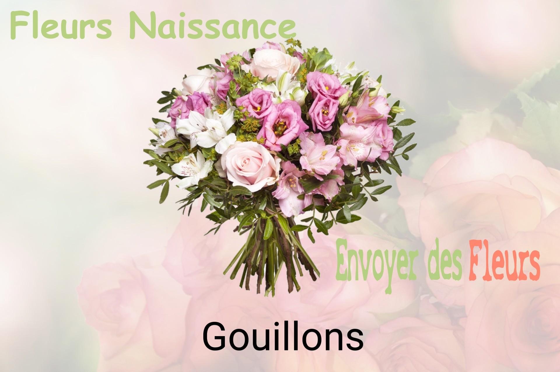Bouquet de fleurs de naissance livré à Gouillons